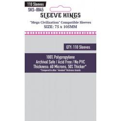 Sleeve Kings Mega Civilization Compatible Sleeves (75x105mm)