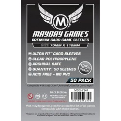 Mayday Magnum Silver Ultra-Fit Card Sleeves (70x110mm) - Lost Cities