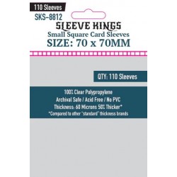 Sleeve Kings Small Square Card Sleeves (70x70mm) Sleeve Kings Small Square Card Sleeves (70x70mm)