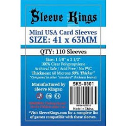 Sleeve Kings Mini USA Card Sleeves (41x63mm) Sleeve Kings Mini USA Card Sleeves (41x63mm)