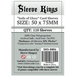 Sleeve Kings "Sails of Glory" Card Sleeves (50x75mm) Sleeve Kings "Sails of Glory" Card Sleeves (50x75mm)
